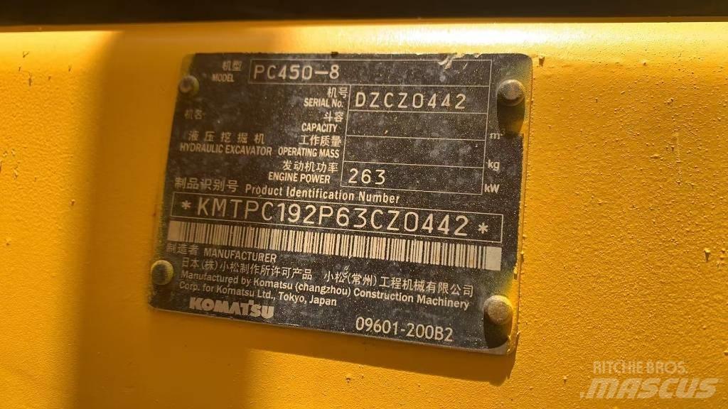 Komatsu PC 450 Escavatori cingolati