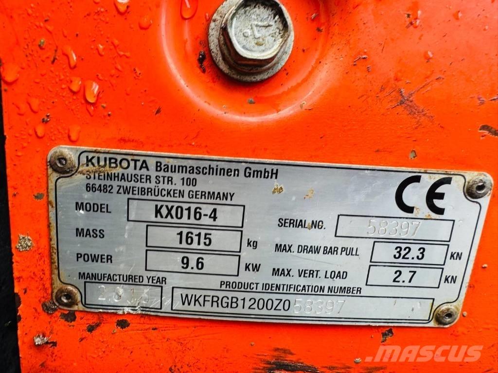 Kubota KX 016-4 Miniescavatori