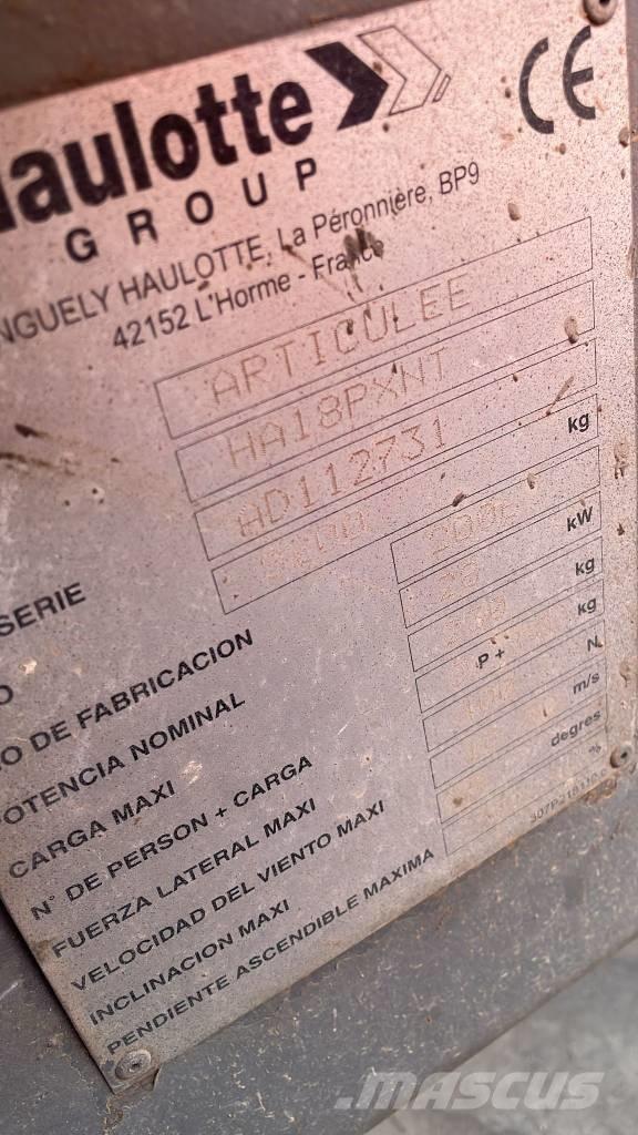 Haulotte HA 18 PX Piattaforme a braccio articolato