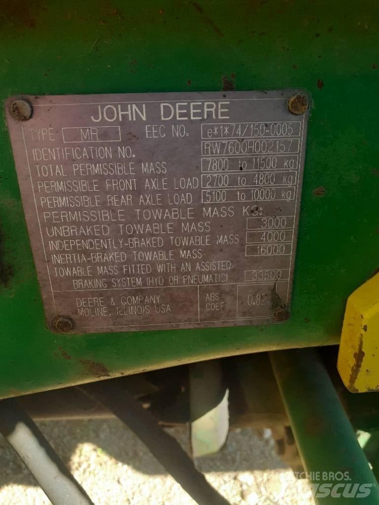 John Deere 7600 Trattori