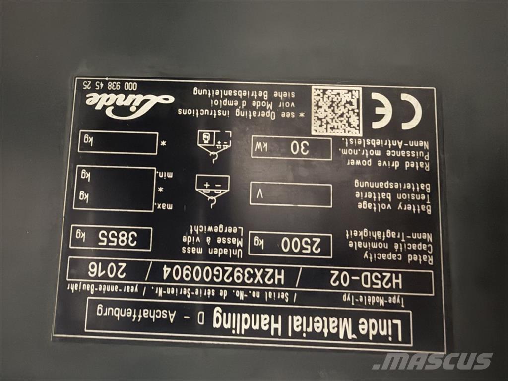 Linde H25D-02 Carrelli elevatori diesel