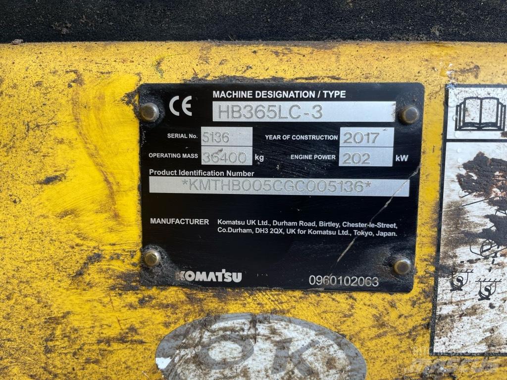 Komatsu HB 365 LC3 Escavatori cingolati