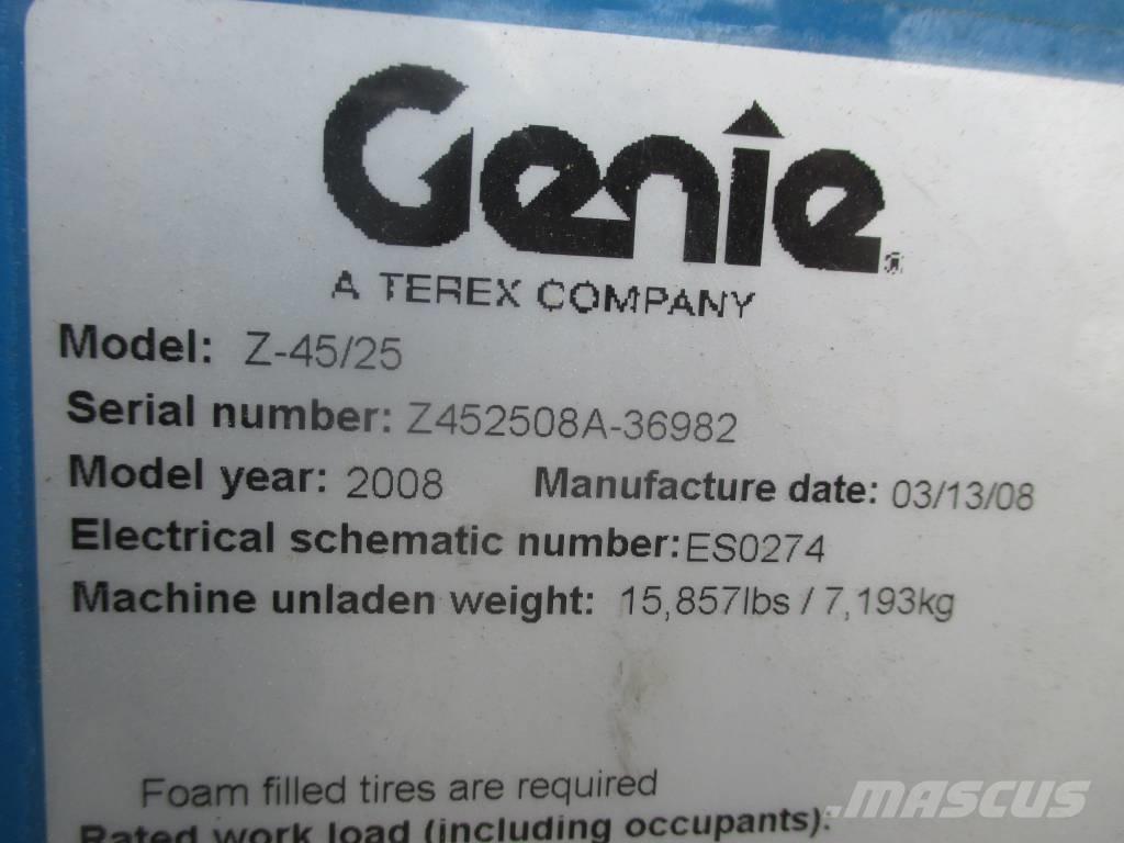 Genie Z 45/25 J DC Piattaforme a braccio articolato