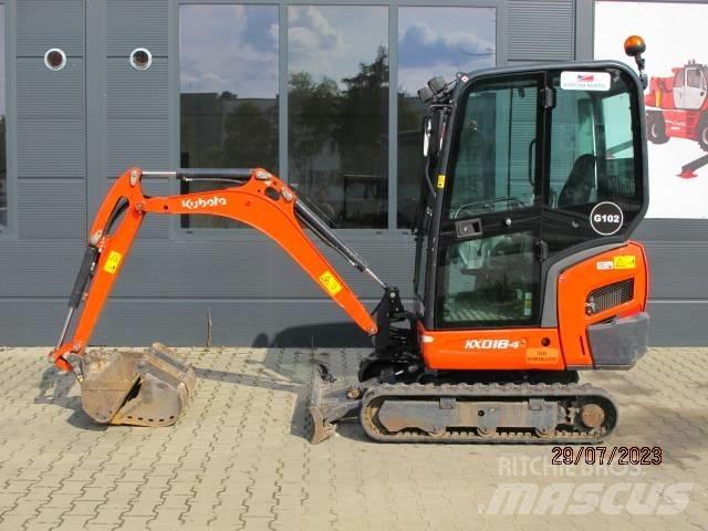 Kubota KX 018-4 Miniescavatori