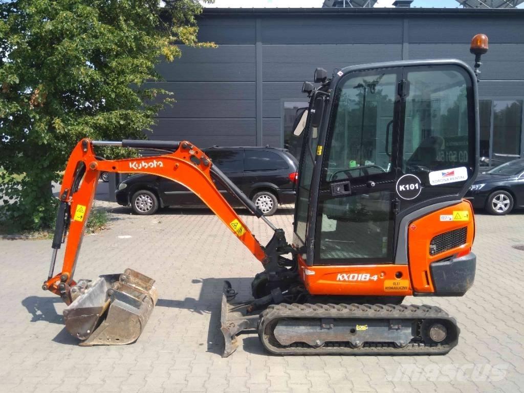 Kubota KX 018-4 Miniescavatori