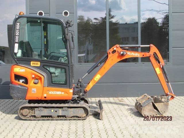 Kubota KX 018-4 Miniescavatori