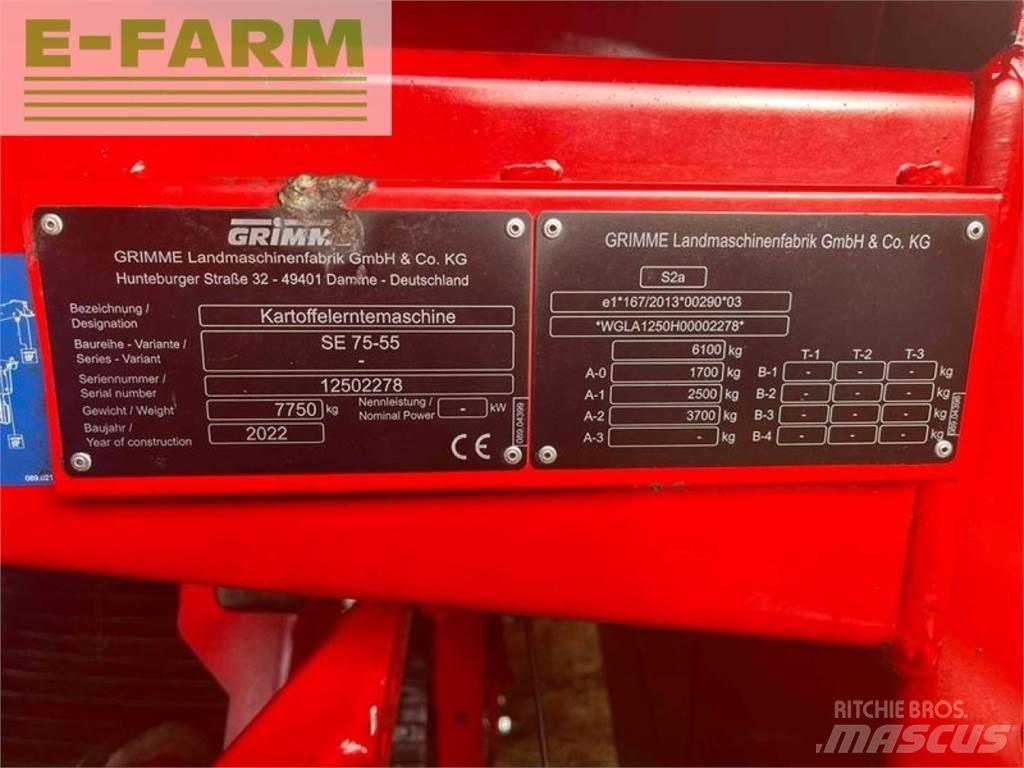 Grimme se 75-55 sb Scava raccogli patate