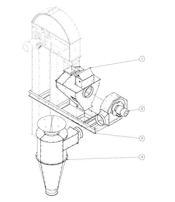  Aspiration PPA60 Attrezzature per pulizia dell grano