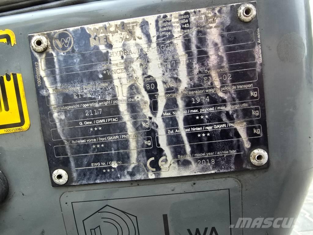 Wacker Neuson ET18 Miniescavatori