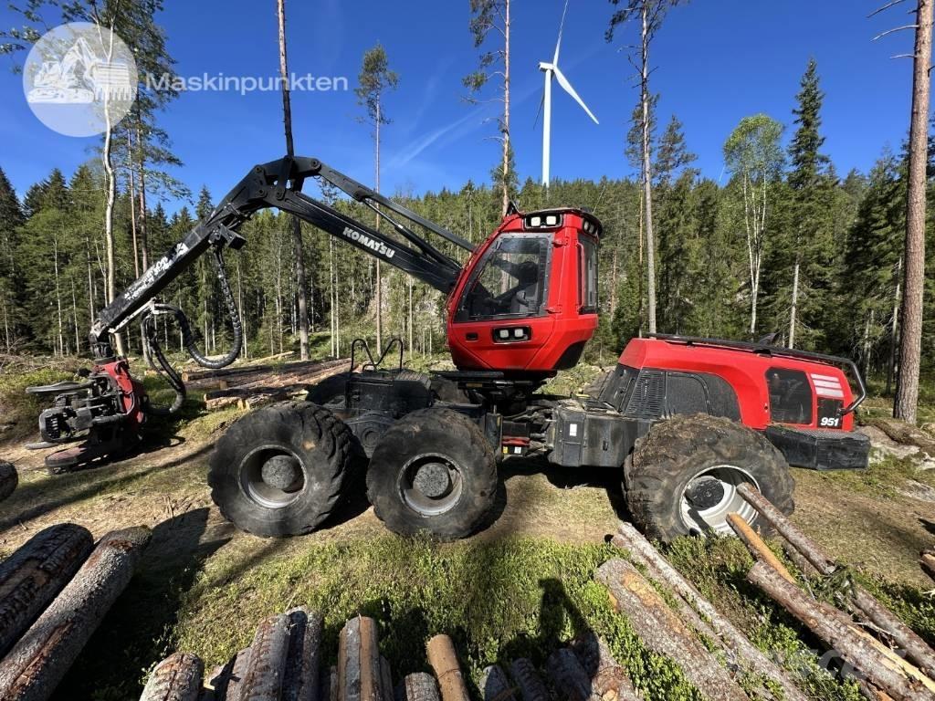 Komatsu 951 Abbattitrici, Disboscatrici