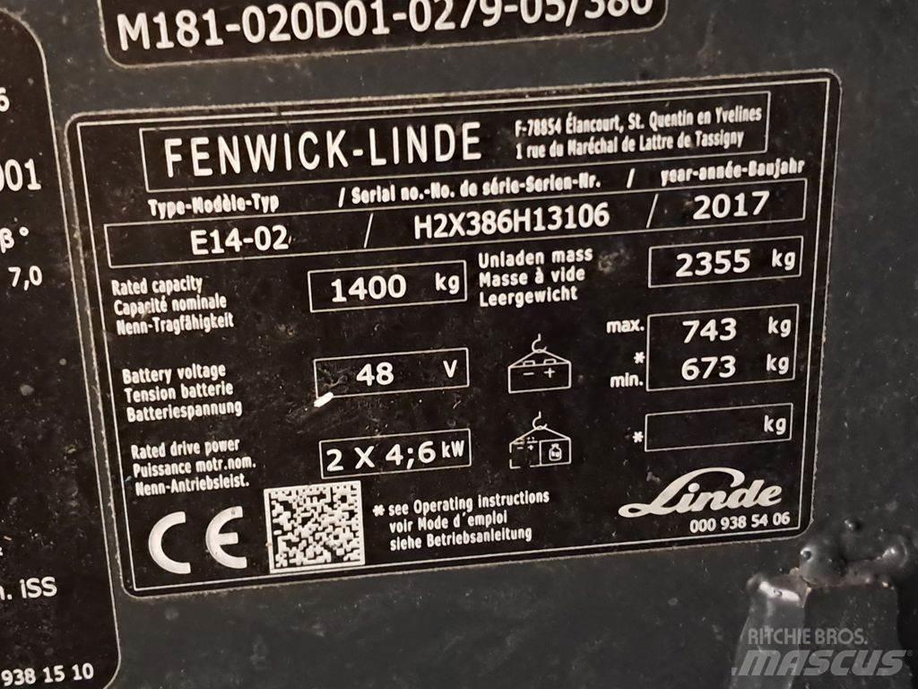 Linde E14-02 ion Carrelli elevatori elettrici
