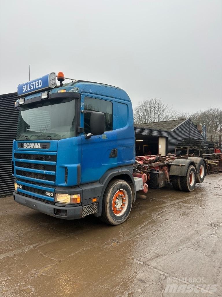Scania 124 Camion con gancio di sollevamento