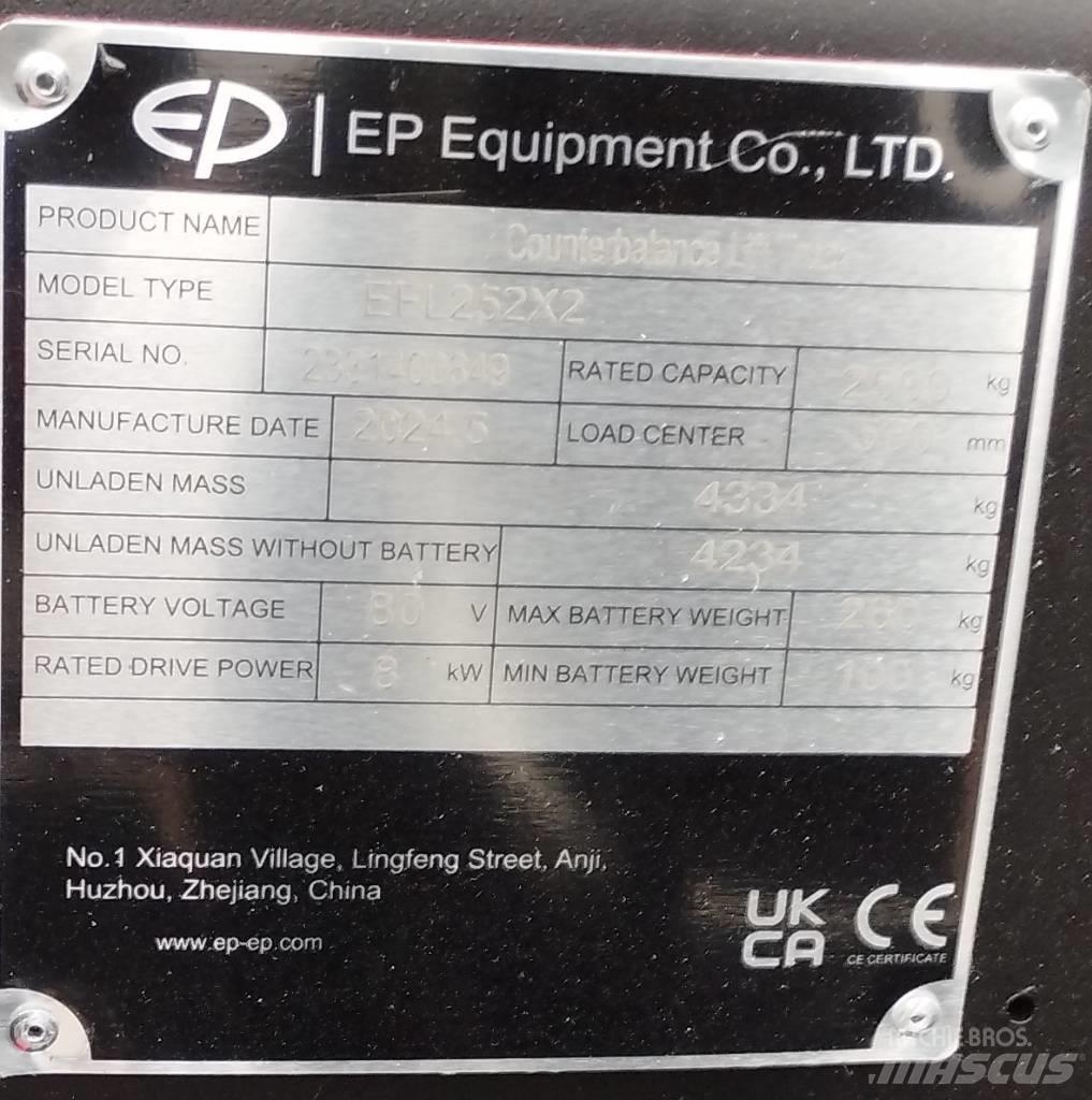 EP EFL 252 X LI-ON Carrelli elevatori elettrici