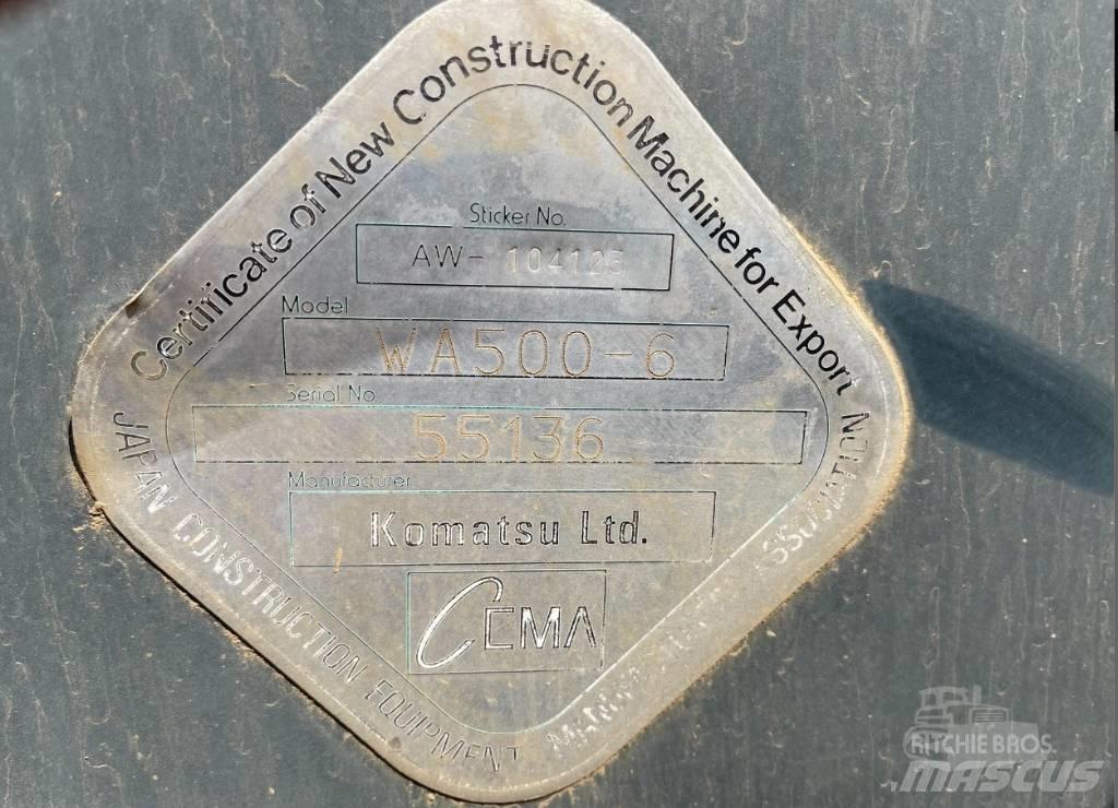 Komatsu WA 500-6 Pale gommate