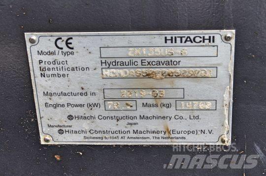 Hitachi ZX135 US-6 Escavatori cingolati