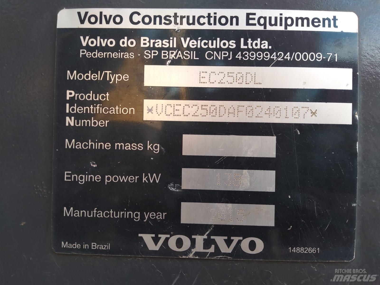 Volvo EC 250 D L Escavatori cingolati