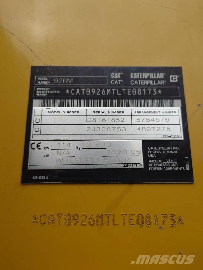 CAT 926 M Pale gommate