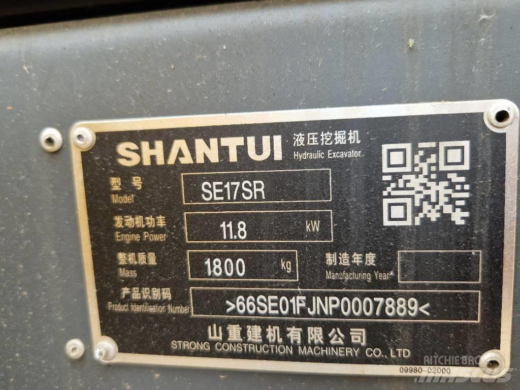 Shantui SE17SR Miniescavatori