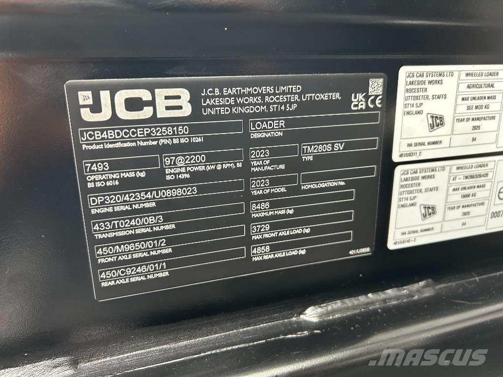 JCB TM280S Sollevatori telescopici per agricoltura