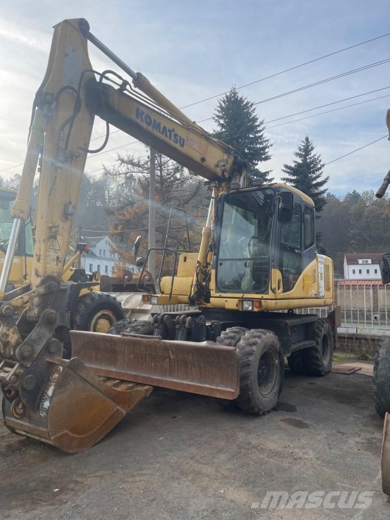 Komatsu PW 130-7K Escavatori gommati