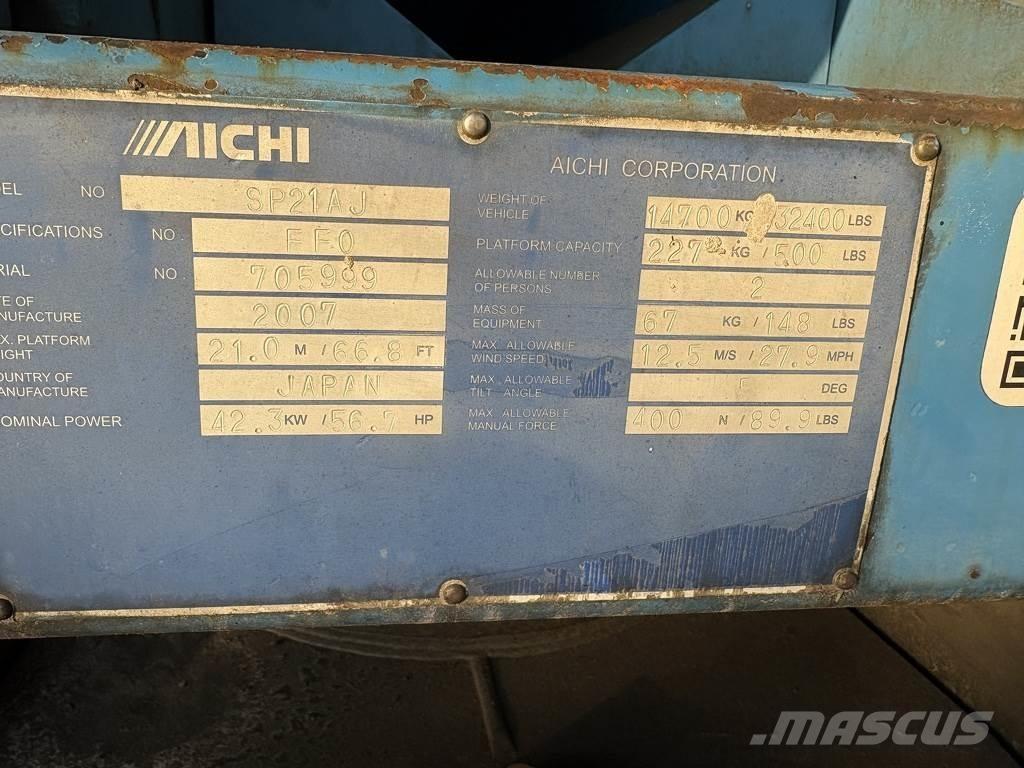 Aichi Sp21aj Piattaforme a braccio telescopico