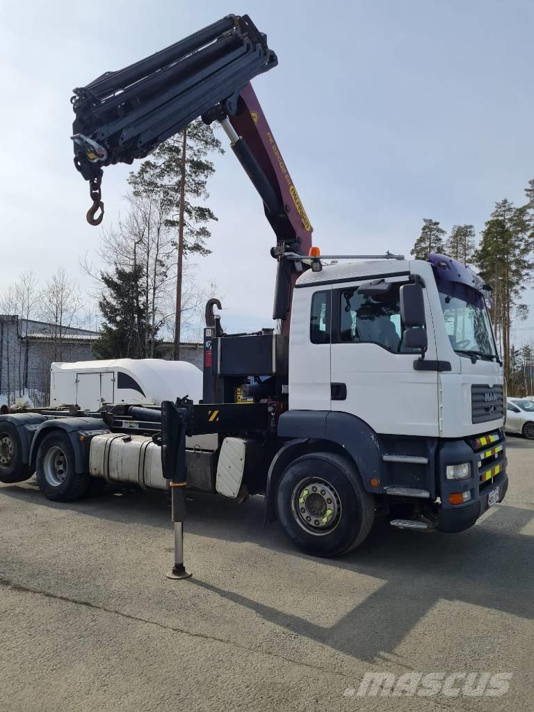 MAN TGA 26.480 Camion con gancio di sollevamento