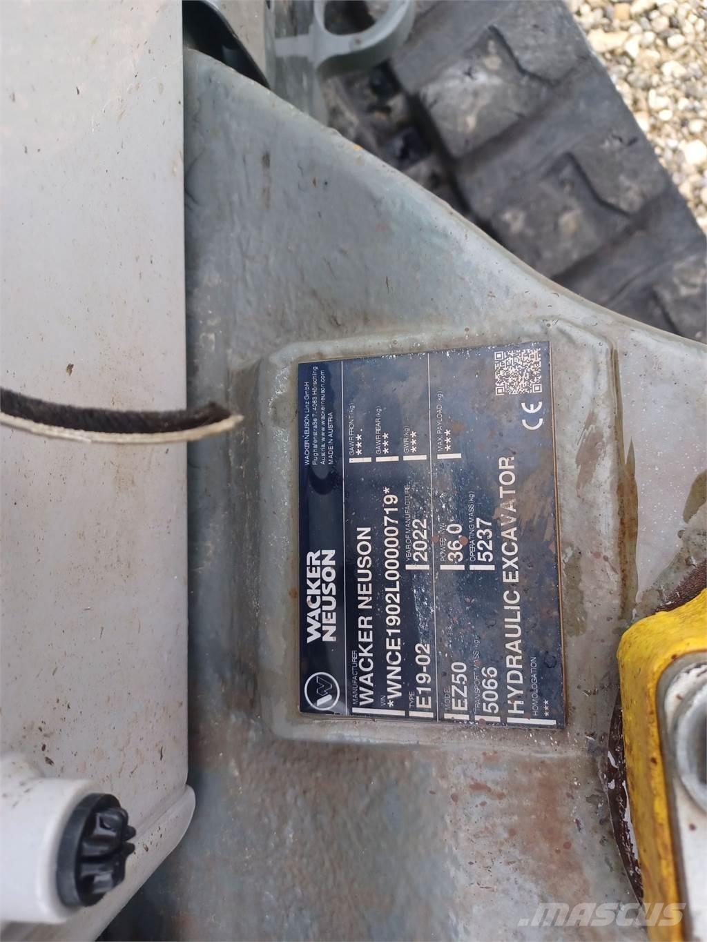 Wacker Neuson EZ50 Escavatori cingolati