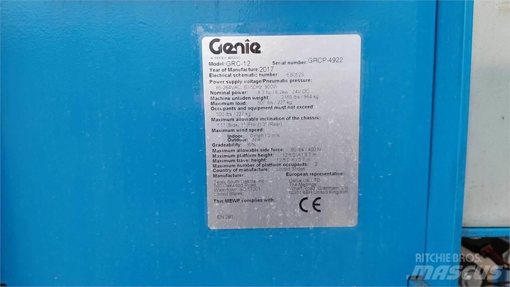Genie GR12 Piattaforme cingolate, Piattaforme a ragno e Montacarichi