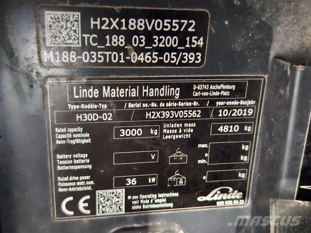Linde H30D Carrelli elevatori diesel