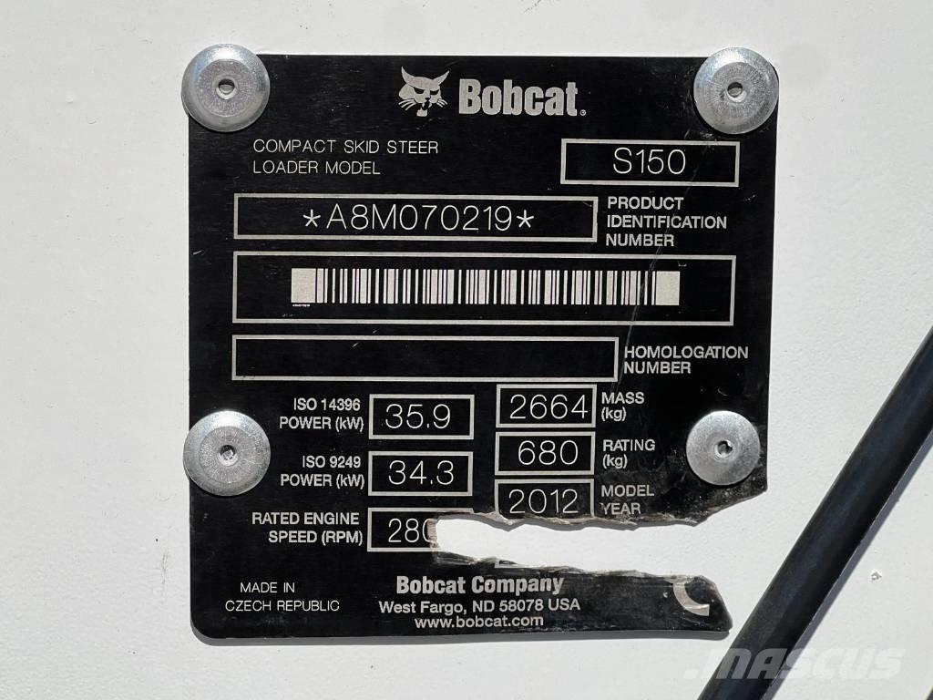 Bobcat S 150 Mini Pale Gommate