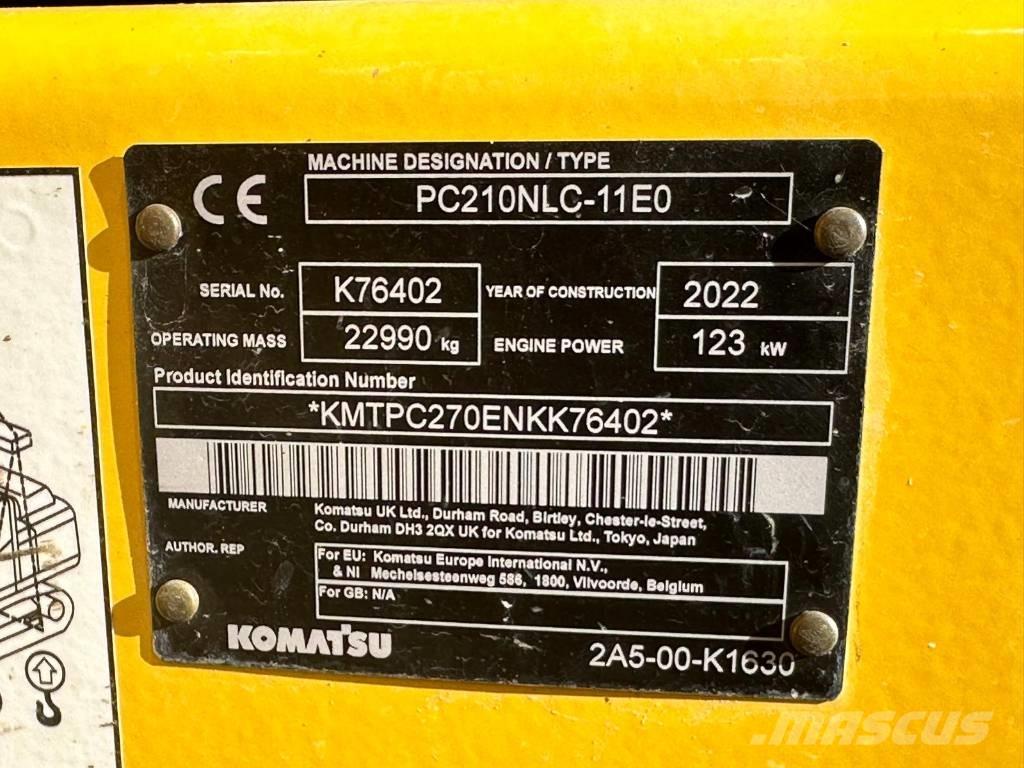 Komatsu PC 210 NLC Escavatori cingolati