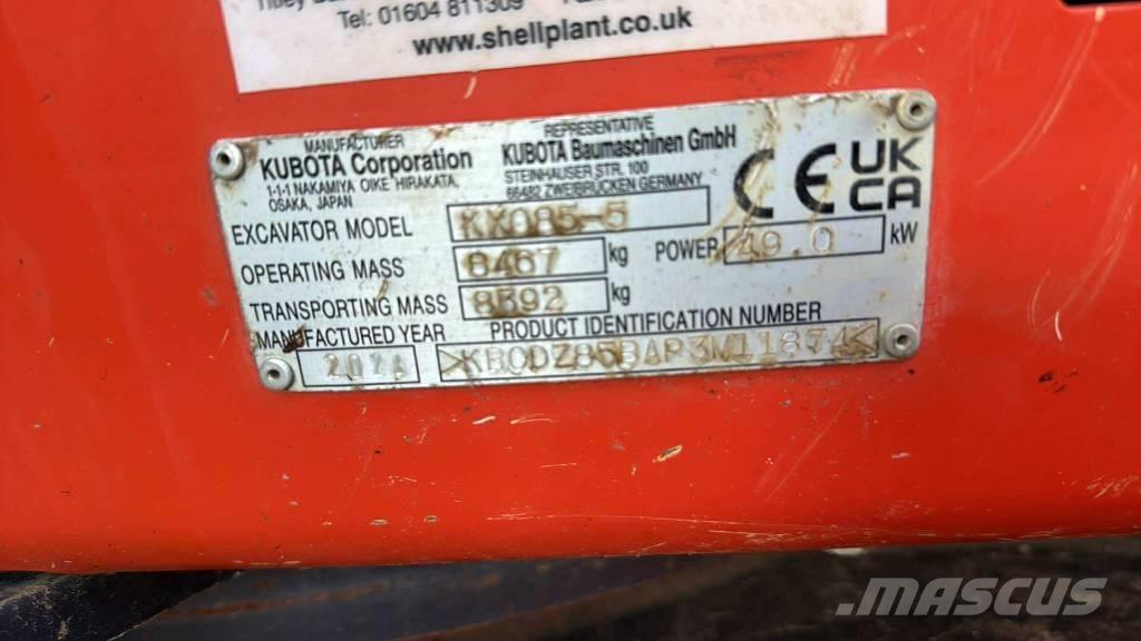 Kubota KX 080-5 Escavatori medi 7t - 12t
