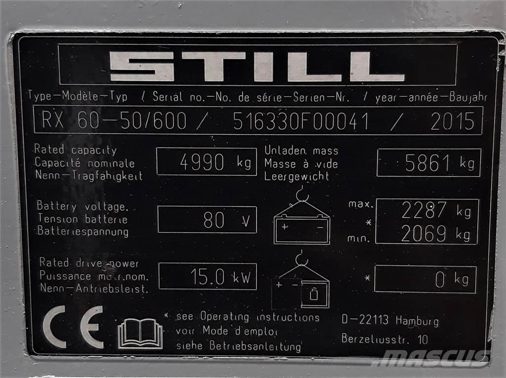 Still RX60 50 600 Carrelli elevatori elettrici