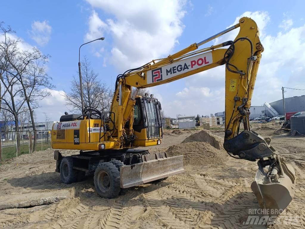 Komatsu PW180-7E0 Escavatori gommati
