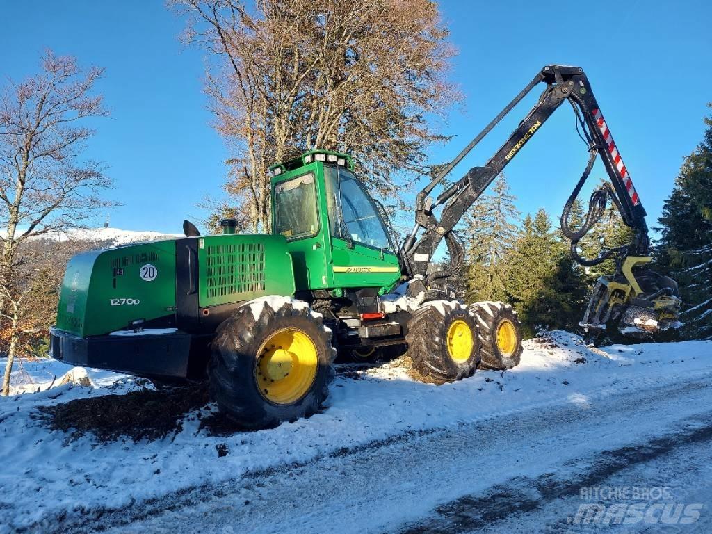 John Deere 1270 D Abbattitrici, Disboscatrici