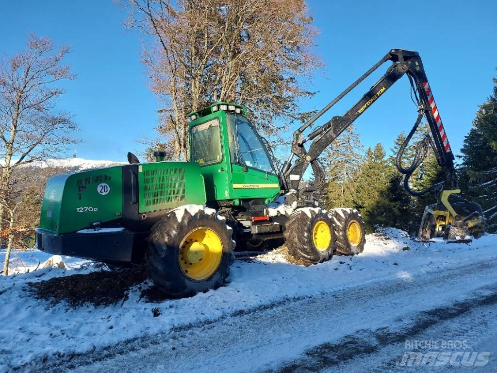 John Deere 1270 D Abbattitrici, Disboscatrici