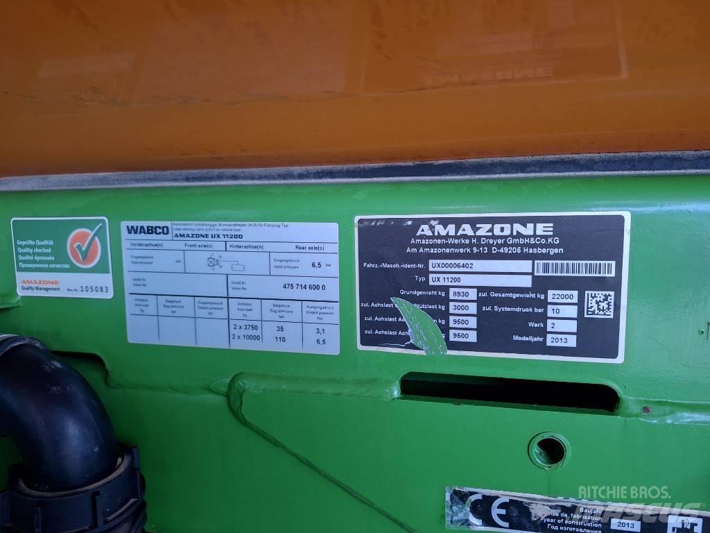 Amazone UX 11200 Irroratrici trainate
