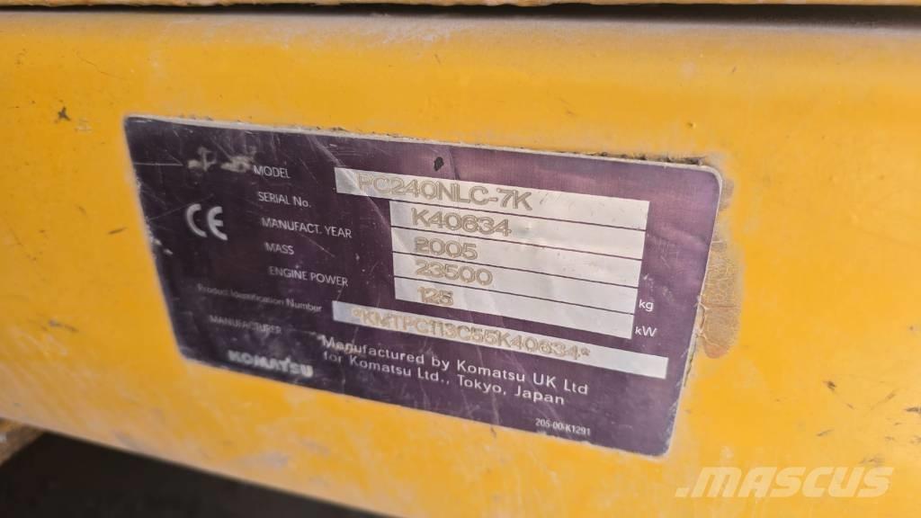 Komatsu PC 240 NLC-7 Escavatori cingolati