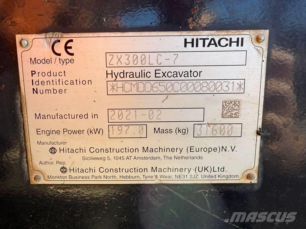 Hitachi ZX 300 LC-7 Escavatori cingolati