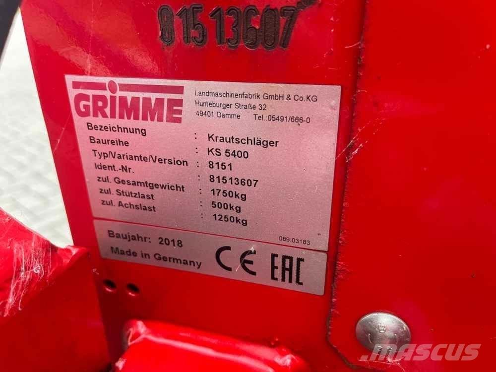 Grimme KS 5400 Attrezzature  raccolta patate - Altro