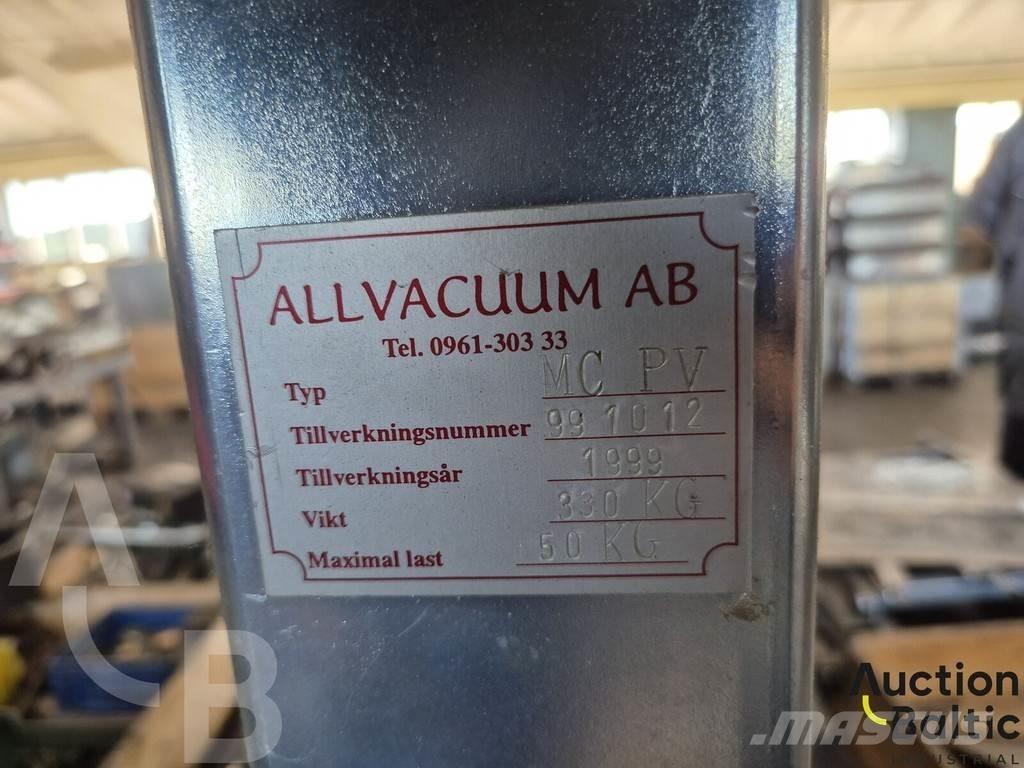  Allvacuum MC PV Piattaforme cingolate, Piattaforme a ragno e Montacarichi