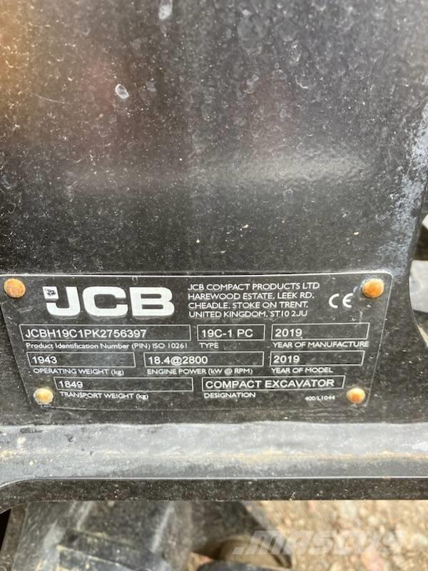 JCB 19 C-1 Miniescavatori