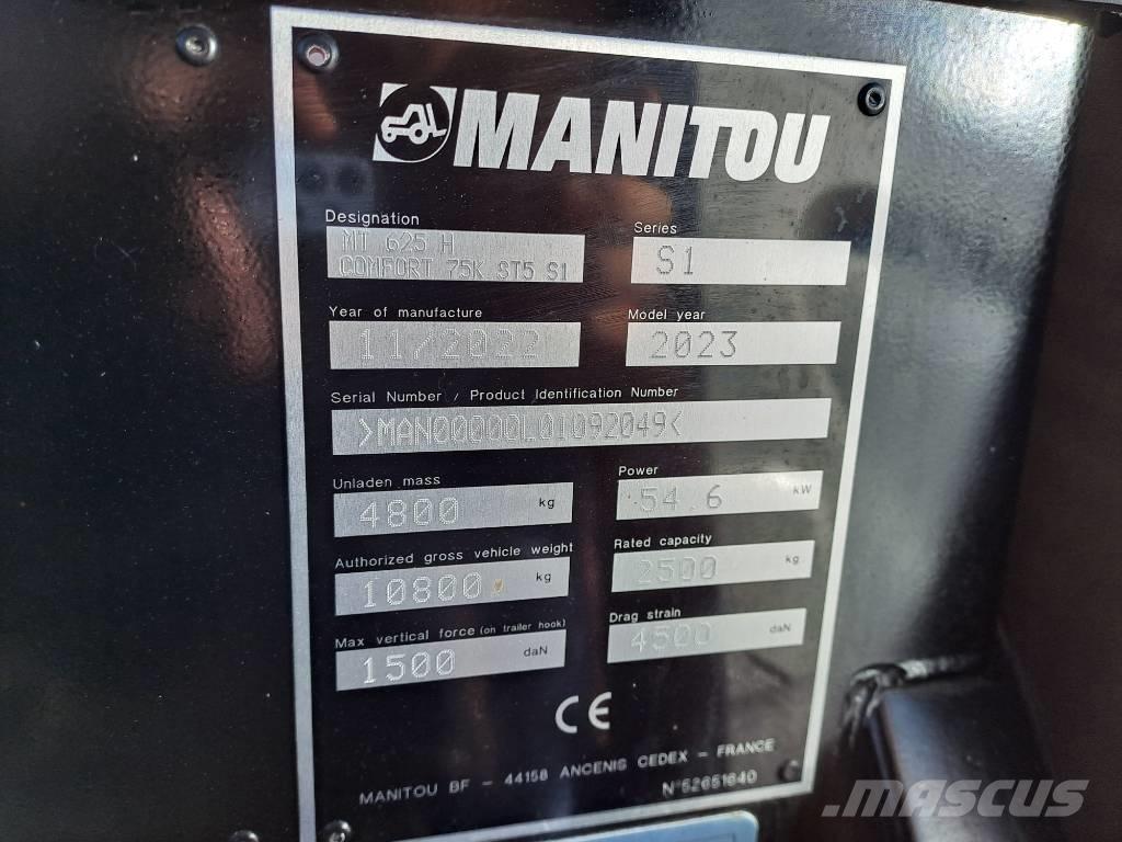 Manitou MT 625 H Sollevatori telescopici