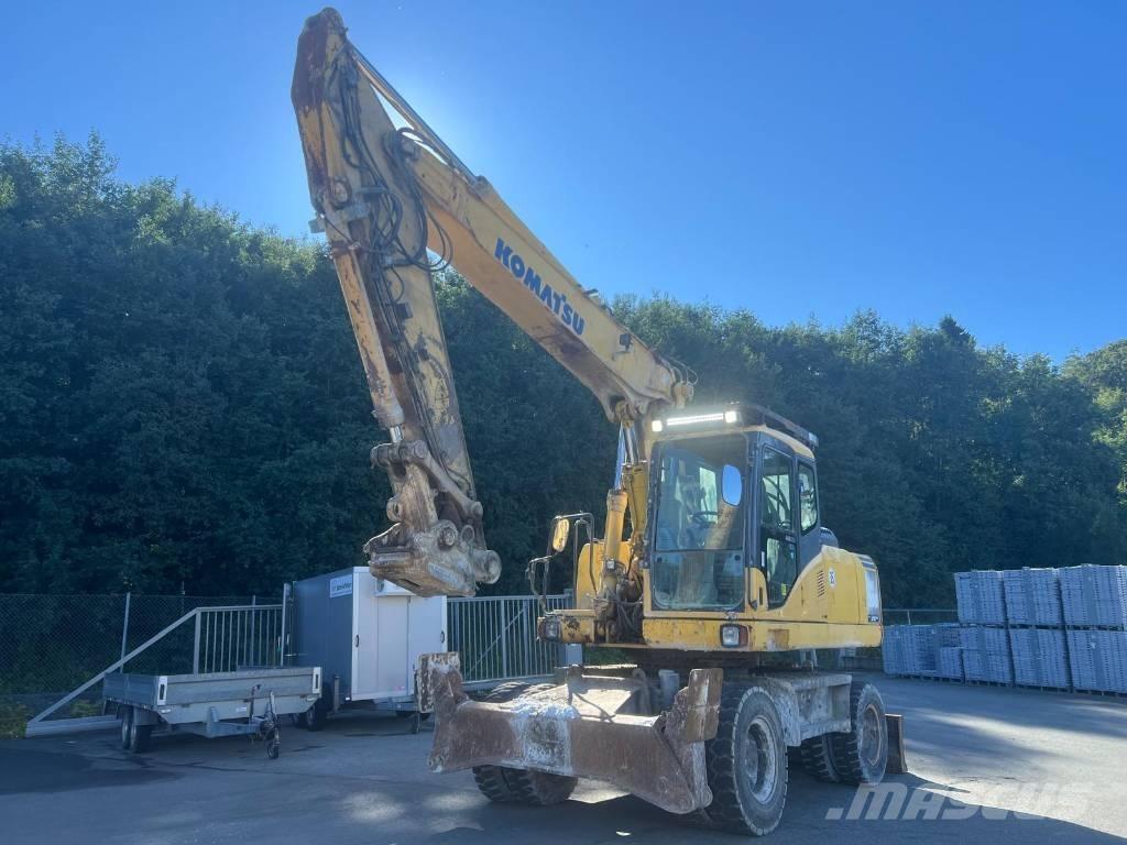 Komatsu PW 200-7 Escavatori gommati
