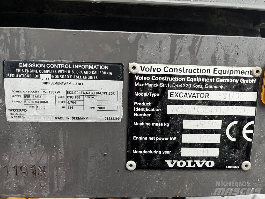 Volvo EW 140 C Escavatori gommati
