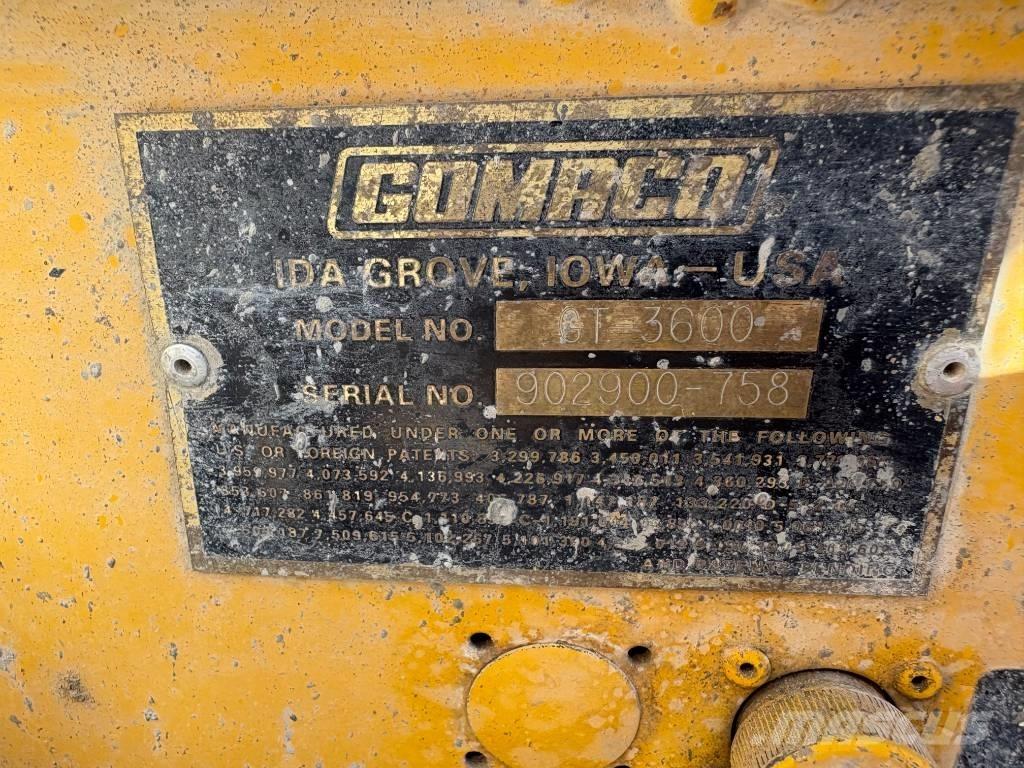 Gomaco GT 3600 Pavimentatori Calcestruzzo