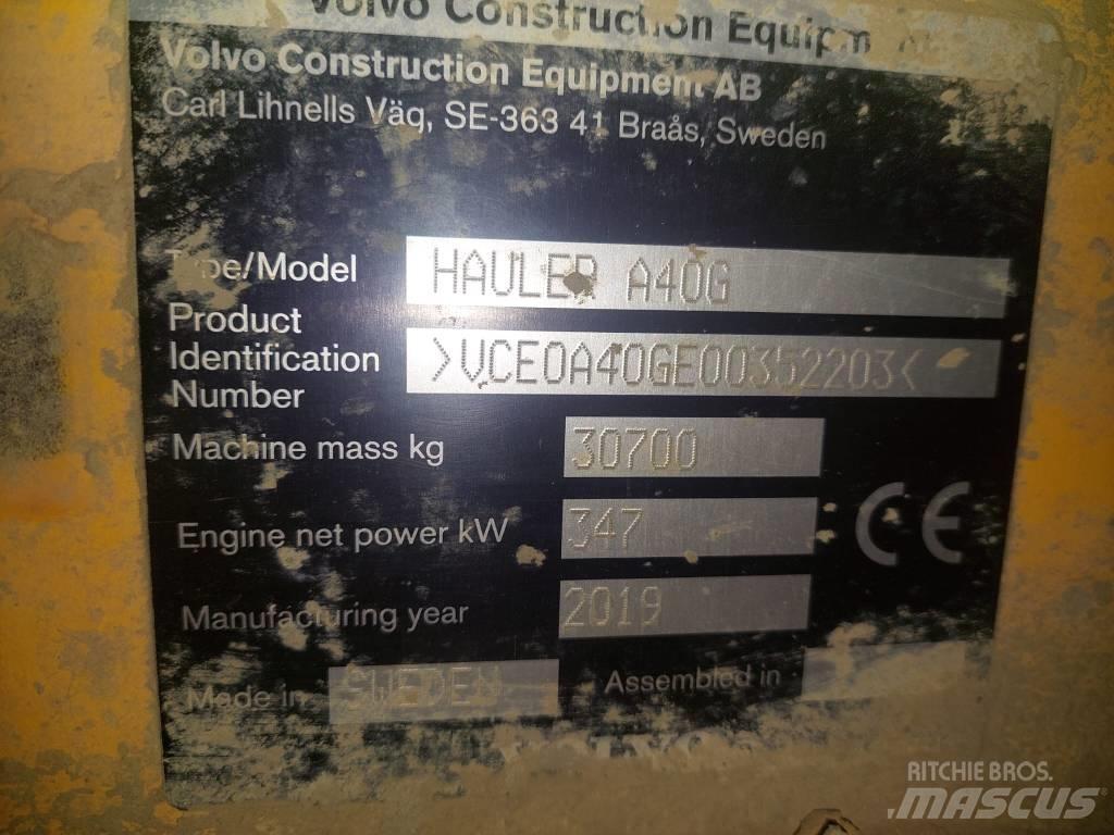 Volvo A 40 G Dumpers articolati