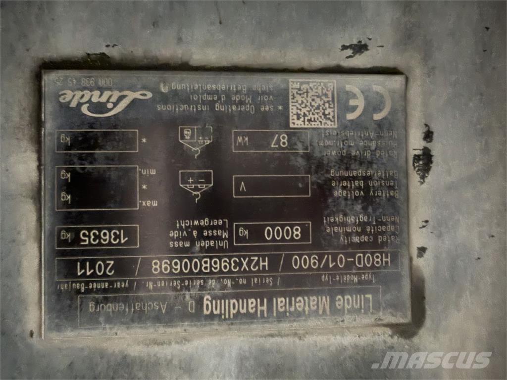 Linde H80D-01/900 Carrelli elevatori diesel