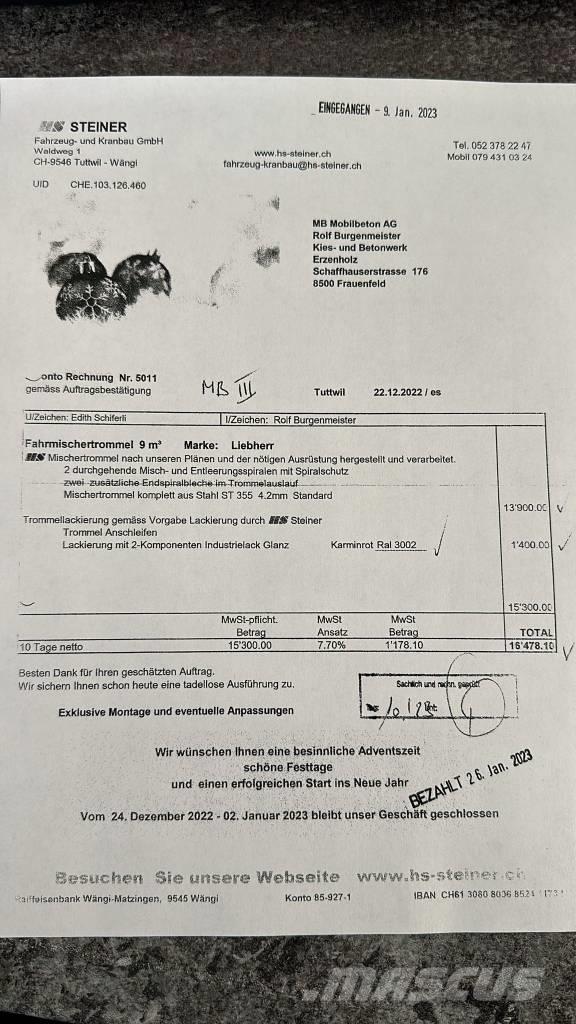 MAN 35.400 Betoniere