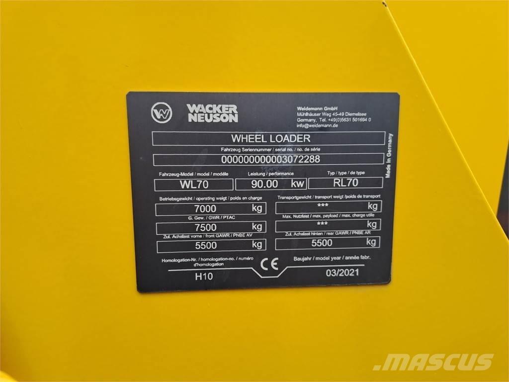 Wacker Neuson WL70 Pale gommate